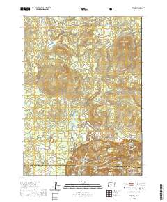 2020 Map of Mule Hill, 2020 Print