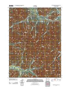 2011 Map of Murphy Mountain, 2011 Print