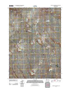 2011 Map of Murphy Waterholes, 2011 Print