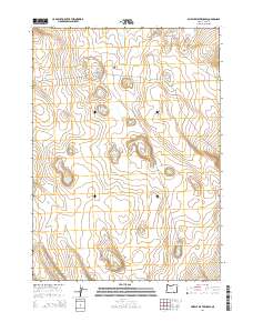2014 Map of Murphy Waterholes, 2014 Print