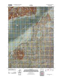 2011 Map of Mustang Butte, 2011 Print