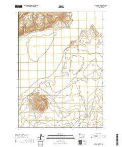 2020 Map of Mustang Butte, 2020 Print