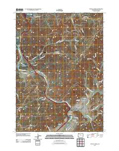2011 Map of Myrtle Creek, 2011 Print