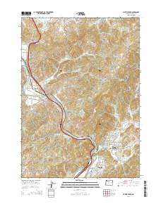 2014 Map of Myrtle Creek, 2014 Print