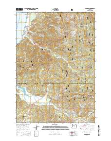 2014 Map of Neskowin, 2014 Print