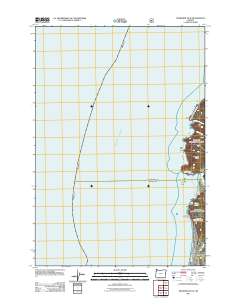 2011 Map of Neskowin OE W, 2011 Print
