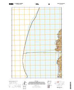 2020 Map of Neskowin OE W, 2020 Print