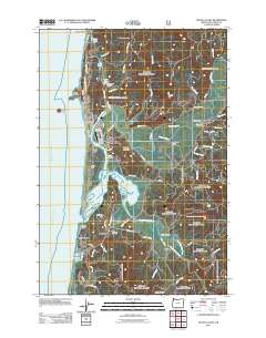2011 Map of Nestucca Bay, 2011 Print