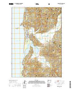 2020 Map of Nestucca Bay, 2020 Print