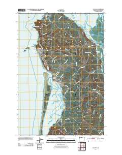 2011 Map of Netarts, 2011 Print