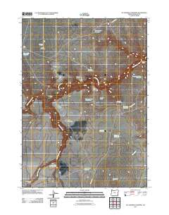 2011 Map of No Crossing Crossing, 2011 Print