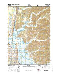 2014 Map of North Bend, 2014 Print