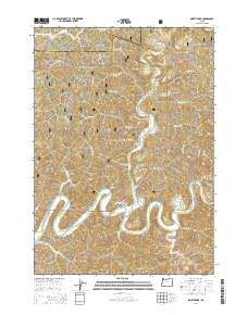 2014 Map of North Fork, 2014 Print
