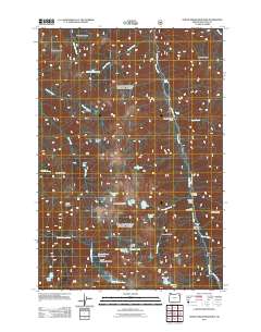 2011 Map of North Minam Meadows, 2011 Print