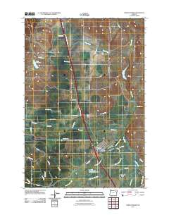 2011 Map of North Powder, 2011 Print
