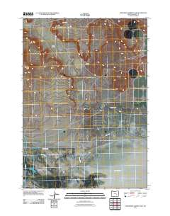 2011 Map of Northwest Harney Lake, 2011 Print
