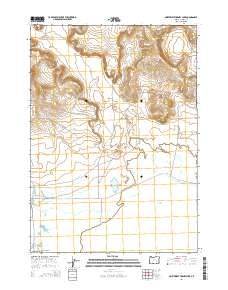 2014 Map of Northwest Harney Lake, 2014 Print