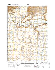 2014 Map of O'Neil, 2014 Print