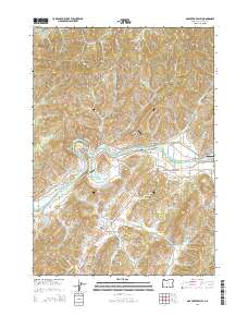 2014 Map of Oak Creek Valley, 2014 Print