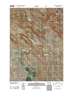2011 Map of Oakerman Lakes, 2011 Print