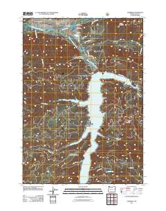 2011 Map of Oakridge, 2011 Print