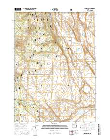 2014 Map of Oatman Flat, 2014 Print