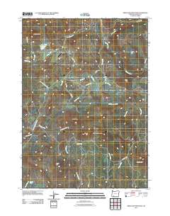 2011 Map of Obenchain Mountain, 2011 Print