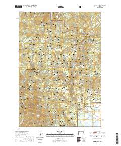 2020 Map of Ochoco Butte, 2020 Print
