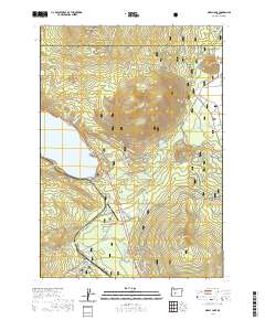 2020 Map of Odell Lake, 2020 Print