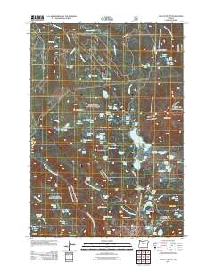 2011 Map of Olallie Butte, 2011 Print