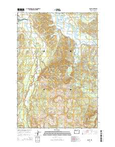 2014 Map of Olney, 2014 Print