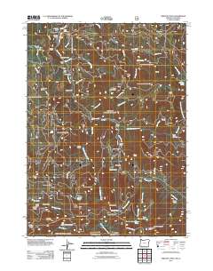 2011 Map of Oregon Caves, 2011 Print