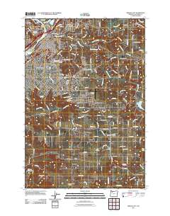2011 Map of Oregon City, 2011 Print