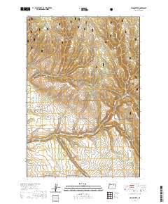 2020 Map of Owens Butte, 2020 Print