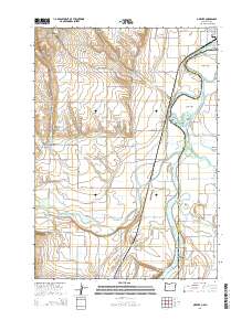 2014 Map of Owyhee, 2014 Print