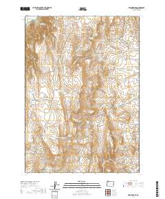 2020 Map of Owyhee Ridge, 2020 Print