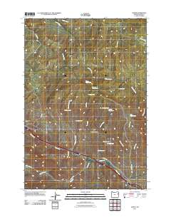 2011 Map of Oxman, 2011 Print