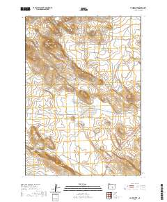 2020 Map of Paiute Butte, 2020 Print