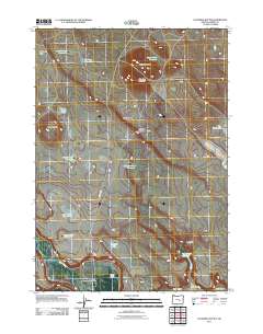2011 Map of Palomino Buttes, 2011 Print