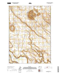 2020 Map of Palomino Buttes, 2020 Print