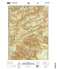 2020 Map of Partin Butte, 2020 Print