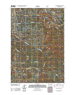 2011 Map of Pearson Ridge, 2011 Print