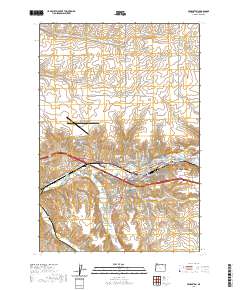 2020 Map of Pendleton, 2020 Print