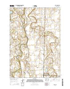 2014 Map of Peoria, 2014 Print