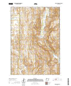 2020 Map of Petes Mountain, 2020 Print