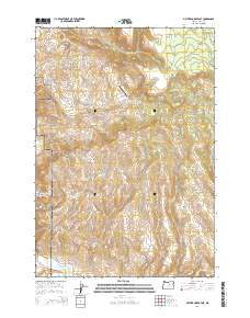 2014 Map of Picture Gorge East, 2014 Print