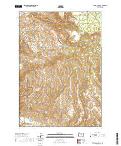 2020 Map of Picture Gorge East, 2020 Print