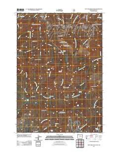 2011 Map of Pine Creek Mountain, 2011 Print