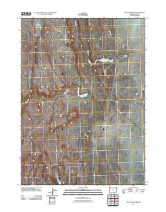 2011 Map of Piute Reservoir, 2011 Print