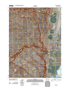 2011 Map of Plush, 2011 Print